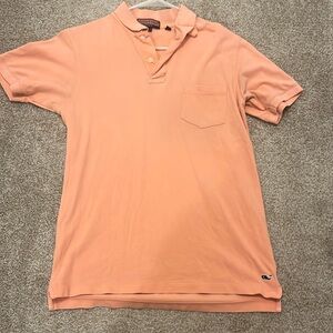 Light Pink Vineyard Vines cotton polo